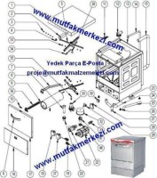 Empero 500 1000 Tabak Bulaşık Makinası Yıkama Durulama Kol Cıvatası:500 Tabaklık bulaşık makinası kolları 1000 tabaklık Empero bulaşık makinası yedek parçalarından bu cıvata Empero 500 tabaklık ve 1000 tabaklık bulaşık makinası modellerinin yıkama-durula