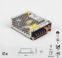 Led Trafosu:Şerit led aydınlatma trafolarından olan bu led trafosu 3,5 Amper olup 42 Watt gücünde 220 Volt olarak yapılmıştır - Led trafosu satışı 0212 2370759