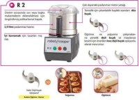 Endüstriyel Parçalayıcı:Robot Coupe endüstriyel parçalayıcılar doğrayıcılar kıyıcılar bölümündeki R2 modeli Robot Coupe parçalayıcıyı tezgah üstü hamur yoğurucu sebze parçalama makinası küçük bir baharat öğütücü set üstü fındık fıstık badem kuruyemiş par